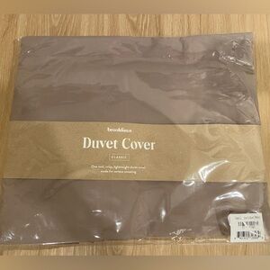 Brooklinen Driftwood Duvet Cover Full/Queen Percale